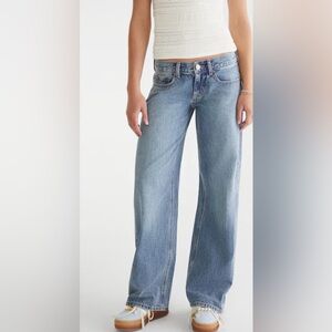 AÉROPOSTALE  Super Low-Rise Baggy Wide Leg Jean